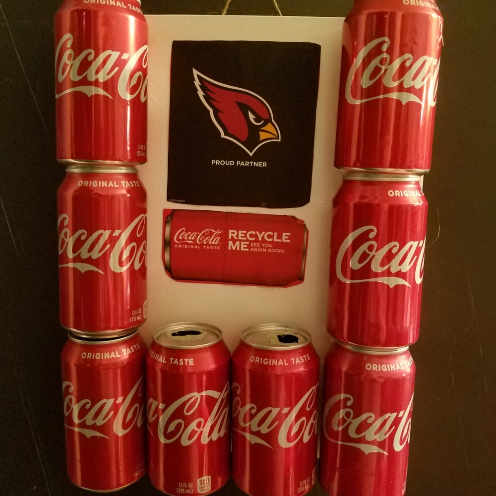 Handmade Coca Cola Wall Hanging Decor I made this on a 11×14 canvas board. Pl - Picture 5 of 12